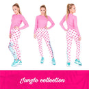 Regular Leggings (8-12 UK Size) - Flamezing Hearts - Kukubird_UK