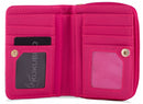 Kukubird Medium Purse 2 owl's love - Fuchsia - Kukubird_UK