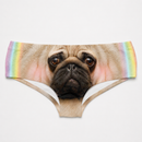 Horn Pantie - Rainbow Pugicorn (6-10 UK Size) - Kukubird-UK