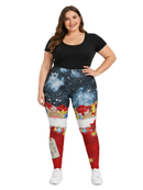 Highwaisted Leggings (10-16 UK Size) - With Love Santa