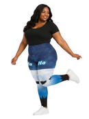 Highwaisted Leggings (10-16 UK Size) - Over The Moon