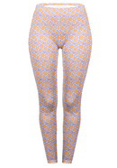 Regular Leggings (8-12 UK Size) - Lilac Daisies