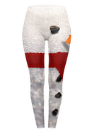Regular Leggings (8-14 UK Size) - Snowman