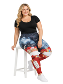 Curve Leggings (14-18 UK Size) - With Love Santa