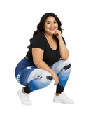 Curve Leggings (14-18 UK Size) - Over The Moon