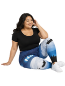 Curve Leggings (14-18 UK Size) - Over The Moon