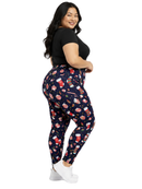 Curve Leggings (14-18 UK Size) - Stocking Filler Dark Navy