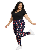 Curve Leggings (14-18 UK Size) - Stocking Filler Dark Navy