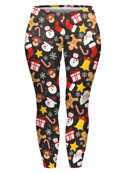 Curve Leggings (14-18 UK Size) - Christmas Things