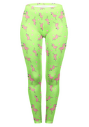 Regular Leggings (8-12 UK Size) - Flamingocorn - Kukubird-UK