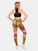 Regular Leggings (8-14 UK Size) - Gingerbread - Kukubird-UK