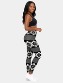 Regular Leggings (8-14 UK Size) - Winter Dots - Kukubird-UK