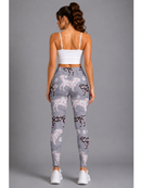 Regular Leggings (8-12 UK Size) - Flowery Dachshunds - Kukubird-UK