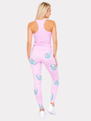 Regular Leggings (8-12 UK Size) - Avocado Pink - Kukubird-UK