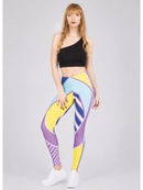 Regular Leggings (8-12 UK Size) - Fluorescent Sport - Kukubird-UK