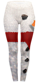 Regular Leggings (8-14 UK Size) - Snowman