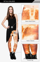 Regular Leggings (8-12 UK Size) - Giraffe Fur - Kukubird-UK