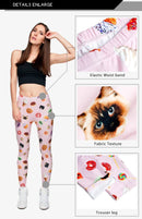 Regular Leggings (8-12 UK Size) - Cats Sweets - Kukubird-UK