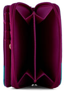 Kukubird Medium Purse 2 owl's on Branch - Purple - Kukubird_UK