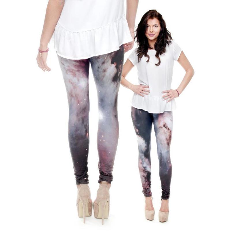 Regular Leggings (8-12 UK Size) - Galaxy Black - Kukubird_UK