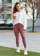 Christmas Tartan Regular Leggings 8-12